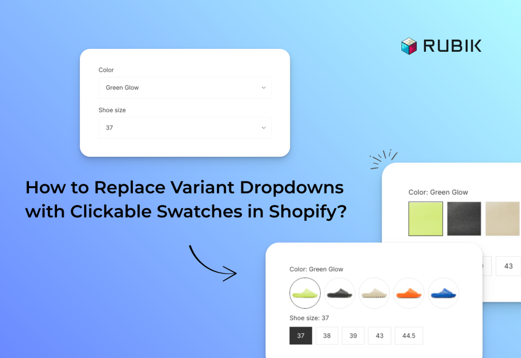 How Do I Replace Variant Dropdowns with Clickable Swatches in Shopify