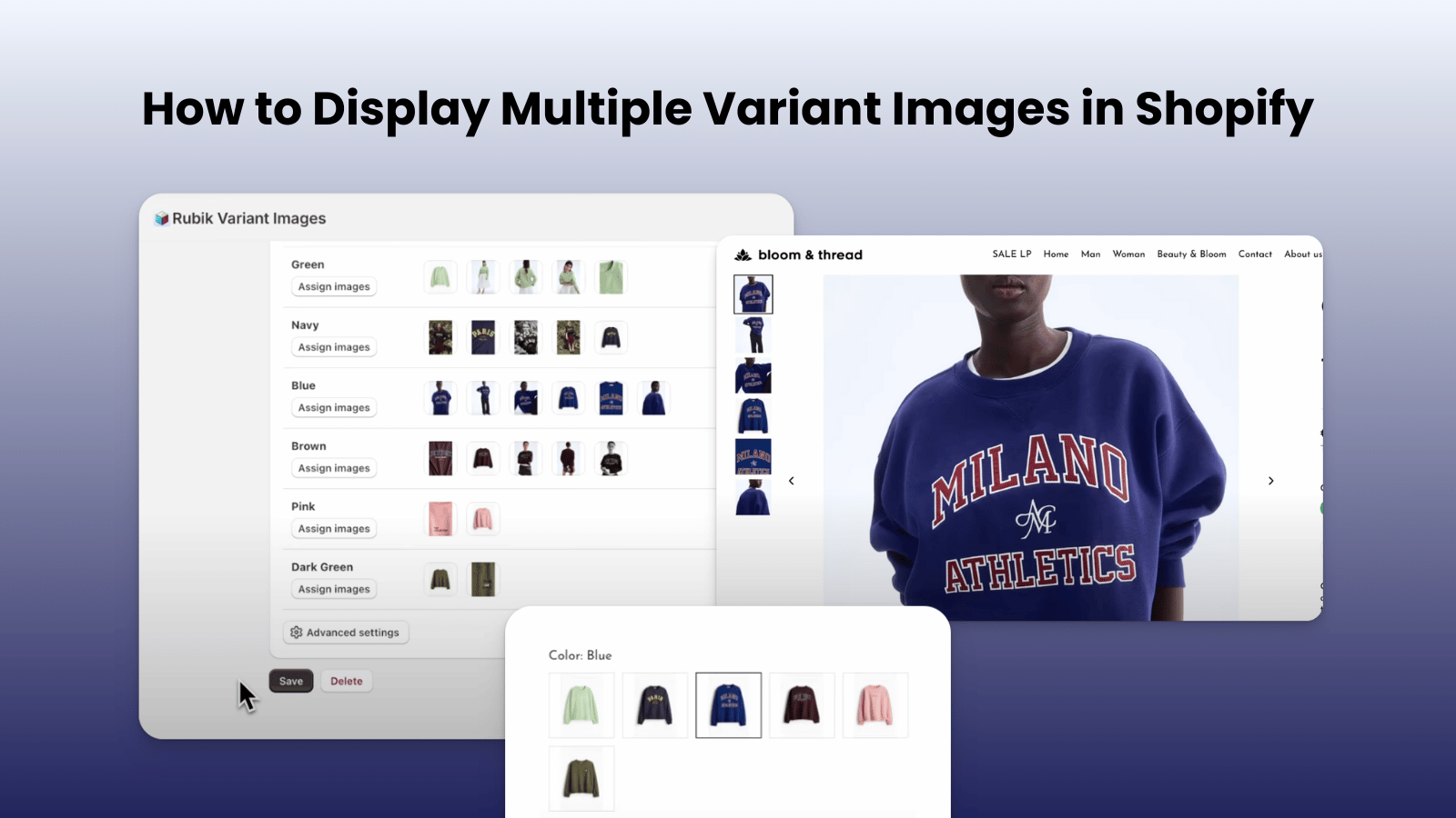 How to Display Multiple Variant Images in Shopify (No Coding) - Rubik ...