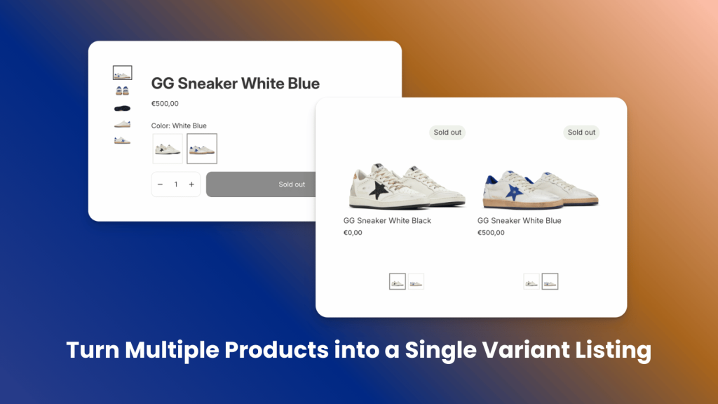 How to Group Products into One Combined Listing with Variants on Shopify