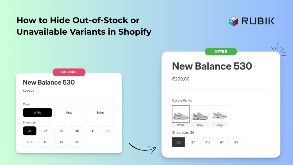 How to Hide Out of Stock or Unavailable Variants in Shopify Step by Step Guide