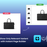 How to Show Only Relevant Variant Images with Instant Page Builder