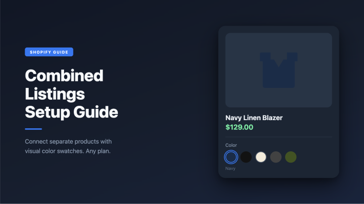 shopify combined listings
