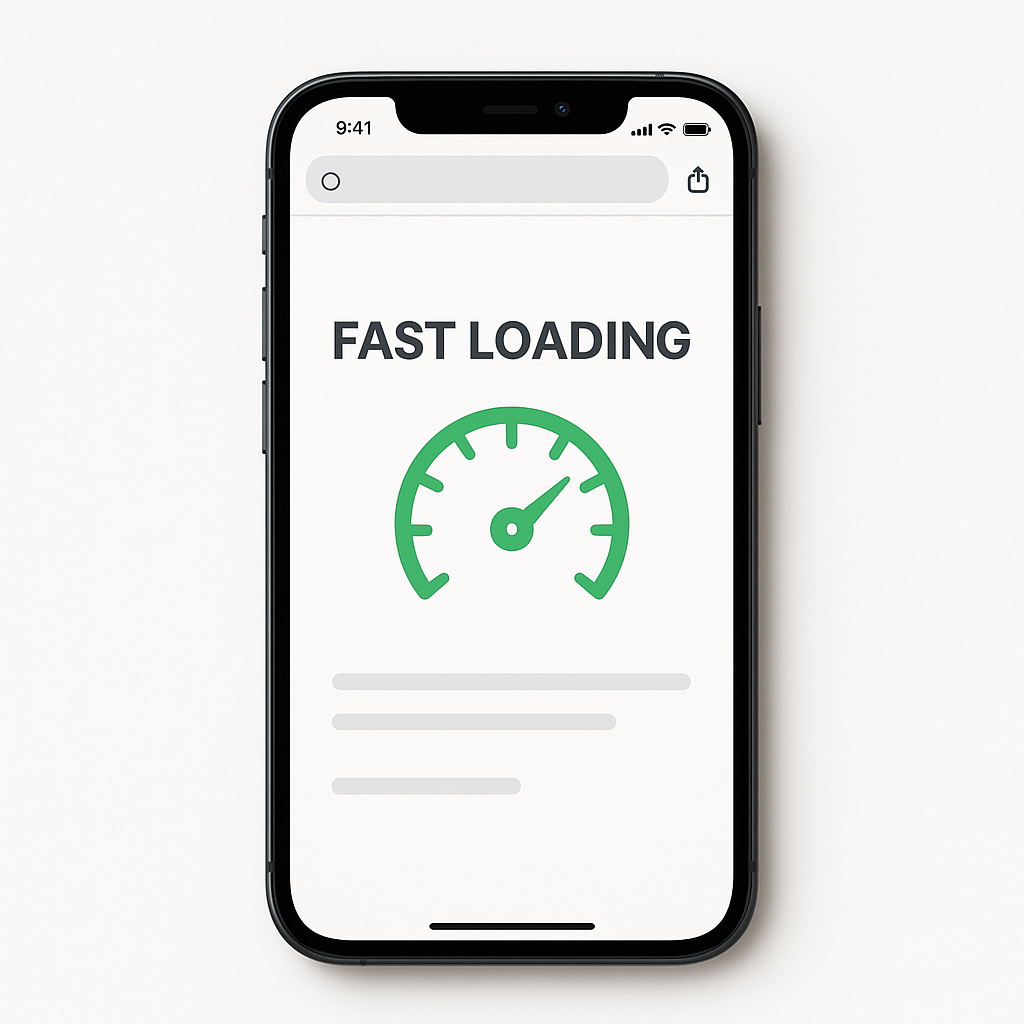 Hız göstergesi ile akıllı telefon