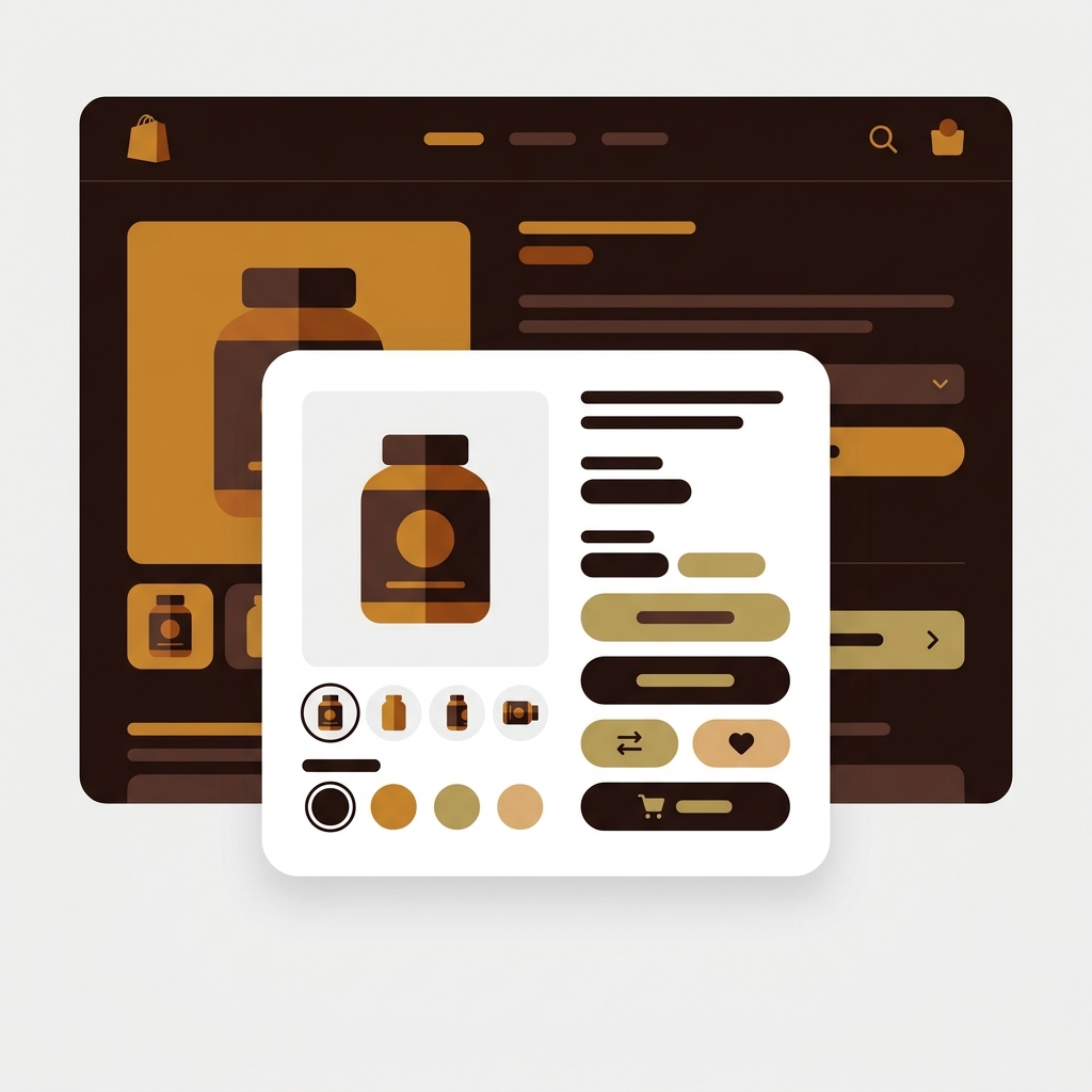 Variant images in Shopify Sleek theme by FoxEcom