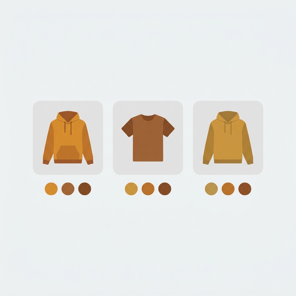 Collection page swatches for Shopify apparel stores