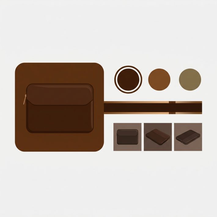 a bold product page with a variant swatch row filtering the photo gallery to one color, theme variant images concept